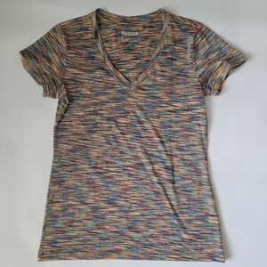 Reebok Women's Multicolor V-Neck Top